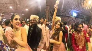 janhvi Kapoor shikhar pahariya sara Ali khan and anayan pandey dance performance at Anant Ambani