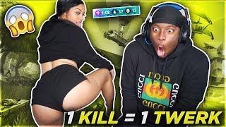 1 KILL = 1 DANCE w GIRLFRIEND - FORTNITE DANCE CHALLENGE 