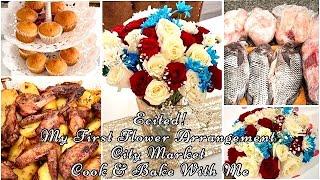 My 1st Flower ArrangementCity Market Protein Restock Oven Baked Chicken WingsVanilla Cupcakes