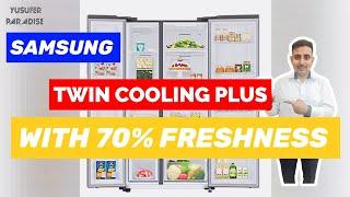 SamsungSide By SideRefrigerator Twin Cooling PlusRS76CG80X0S9HL