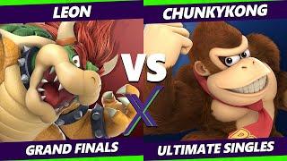 S@X 385 Online GRAND FINALS - ChunkyKong DK Vs. LeoN L Bowser Smash Ultimate - SSBU