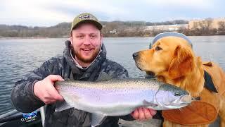 3 Day Steelhead Fishing Adventure in Michigan Hot Tent Camping