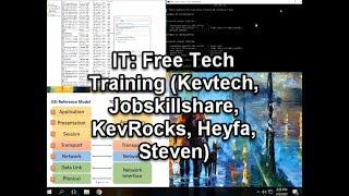 IT Free Tech Training with Interns Kevtech Jobskillshare KevRocks Heyfa Steven