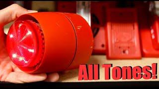 Testing All 32 Tones of the Vantage Combi Fire Alarm Sounder Beacon