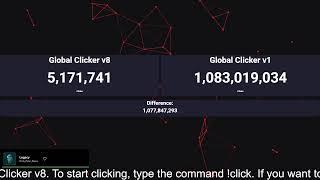 GLOBAL CLICKER IS BACK  Global Clicker v8 vs Global Clicker v1 LIVE CLICKS COUNT