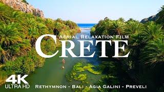 4K CRETE 2024  3 HOUR Drone Aerial of Rethymnon Bali & Agia Galini  Greece Kreta Creta