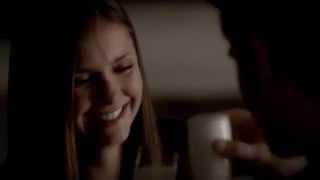 The Vampire Diaries - Stefan and Elena Celebrate Her First Feed 4X02