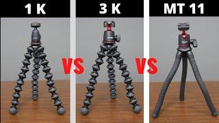 Joby Gorillapod or Ulanzi Camera Stand?  1K 3K & MT-11- Review and Comparison