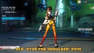 Tracer from Overwatch - removed victory pose vs. new victory pose