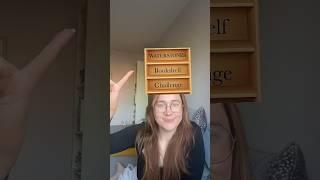 Waterstones bookshelf challenge #booktube #booktok #bookchallenge #shorts #bookrecommendations