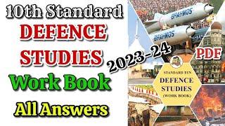 defence studies workbook std 10 answers  BALBHARATI   class 10th defence studies workbook answers