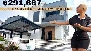 A luxury 5 bedroom duplex with penthouse and open rooftop in orchid lekki Lagos Nigeria