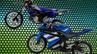 Yamaha YZF-R125 and Yamaha DT50x Ride GoPro on-board