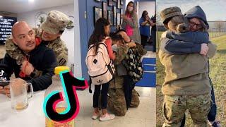 Military Coming Home Tiktok Compilation 2021  Emotional Moments That Will Make You Cry 