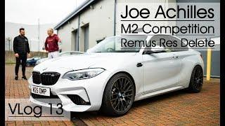 Joe Achilles BMW M2 Got louder  Remus Res delete and EBC RP1 tack day brake pads Motech Performance