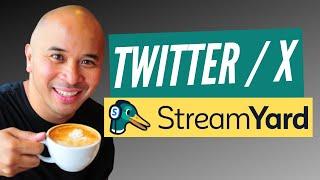 How to Connect Streamyard with X  Twitter --- Quick Streamyard Tutorial