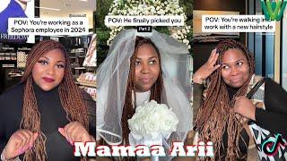 1 Hour* Mamaa Arii Funny TikTok Compilation 2024  Best Mamaa Ari POV Shorts
