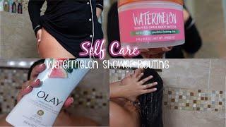 SUMMER SHOWER ROUTINE 2021  WATERMELON SCENTED  SELFCARE