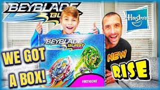 We Got a Box of BEYBLADES from HASBRO Beyblade Burst Rise Vertical Drop Battle Set Review
