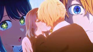 AQUA cant let HER go  Oshi No Ko EP8 4K #akane #hoshinoaqua #ai #kiss