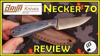 Fixed Blade Friday FULL Review of the Brisa Necker 70  -  Made in Portugal BUT NOT FOR LONG.