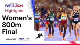 GOLD MEDAL IN PARIS   Womens 800m Final Highlights  #Paris2024 #Olympics