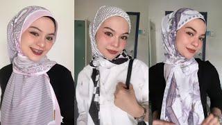 6 TUTORIAL HIJAB MOTIF UNTUK IBU IBU KEKINIAN DAN SIMPLE