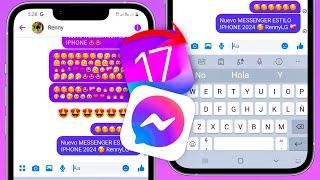 Nuevo Messenger Estilo IPhone en Android 2024  Actualizado⭐️