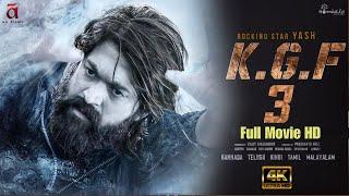 KGF Chapter 3 Full Movie 4K HDHindiYashSanjay DuttRaveena SrinidhiPrashanth NeelV Kiragandur