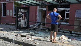 Bombardement meurtrier sur la ville de Tchernihiv au nord de lUkraine