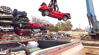 There’s Never A Break At The Junkyard Crushing Cars Hauling & Buying More Junk