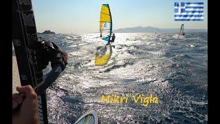 Mikri Vigla spot in Naxos -Windsurf in Greece