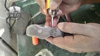 How To Carving Stone  Dremel Watch Video  Carving Rocks