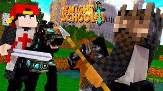 Minecraft Knight School #1- MY FIRST DAY OF TRAINING