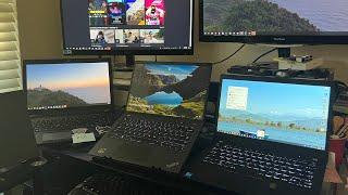 ThinkPad T14 Gen 3 AMD Ryzen 7 vs T14 Gen 2 Intel comparison  review  keyboard trackpoint etc