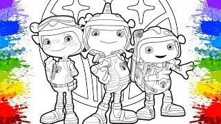Floogals desenhos animados para crianças colorir Fleeker Boomer Flo Discovery kids Cartoons