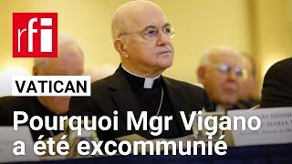 Vatican  excommunication d’un archevêque opposé au pape • RFI