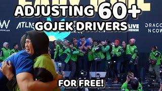 I Treated ALL of These Gojek Drivers in Jakarta... Free Treatments with Dr. Tyler in Indonesia