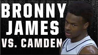 Bronny James & Sierra Canyon fall to Camden  High School Basketball Highlights