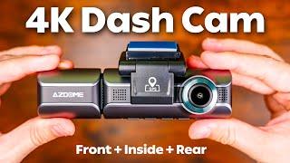 AZDOME M550 4K WiFi 3 Channel Dash Cam Review 2024