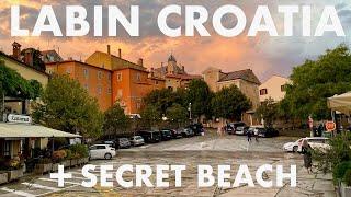 Labin Croatia in Istria. Labin = Istrias cutest hilltop town with one of Croatia’s secret beaches