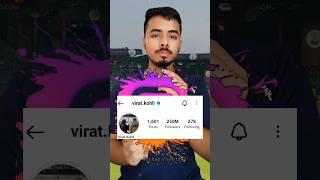 Virat Kohli makes the 1st Indian  to Hit 250M Follower on INSTAGRAM. #Viratkohli #viral #shorts