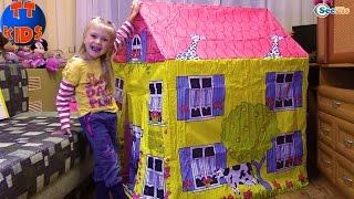 Игровой ДОМИК Распаковка Детского Домика с Ярославой Игрушки для детей Children House Unboxing