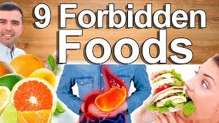 9 FORBIDDEN or NOT Foods for Gastritis - How to Cure Stomach Pain and Gastritis Naturally NOW