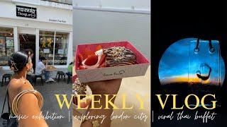 London Vlog  Exhibition Date + Viral Thai Food Buffet + The BEST Japanese Pancakes