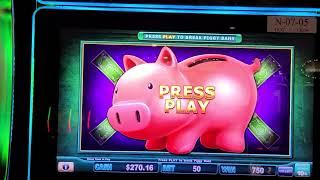 Piggy Bankin full screen piggy  - look at those reels