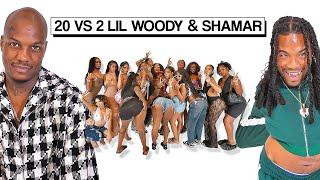 20 WOMEN VS 2 COMEDIANS LIL WOODY & SHAMAR