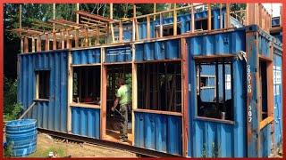 Man Builds Amazing DIY Container Home  Low-Cost Housing  @choigotv001