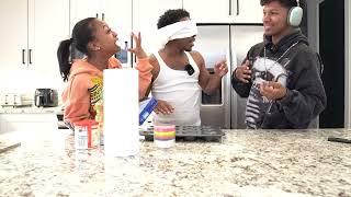 BLINDDEAF AND MUTE CHALLENGE with  my siblings Deshae and Brooklyn