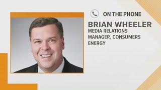 Interview Brian Wheeler with Consumers Energy gives an update on outages